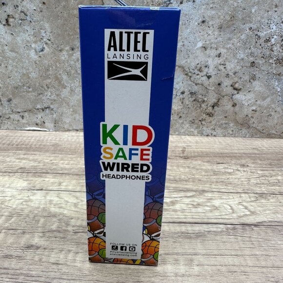 Lot Of 2 Altec Lansing Kids Safe Wired Headphones Blue, Pink Age 3 To 5 NIB - Picture 5 of 15
